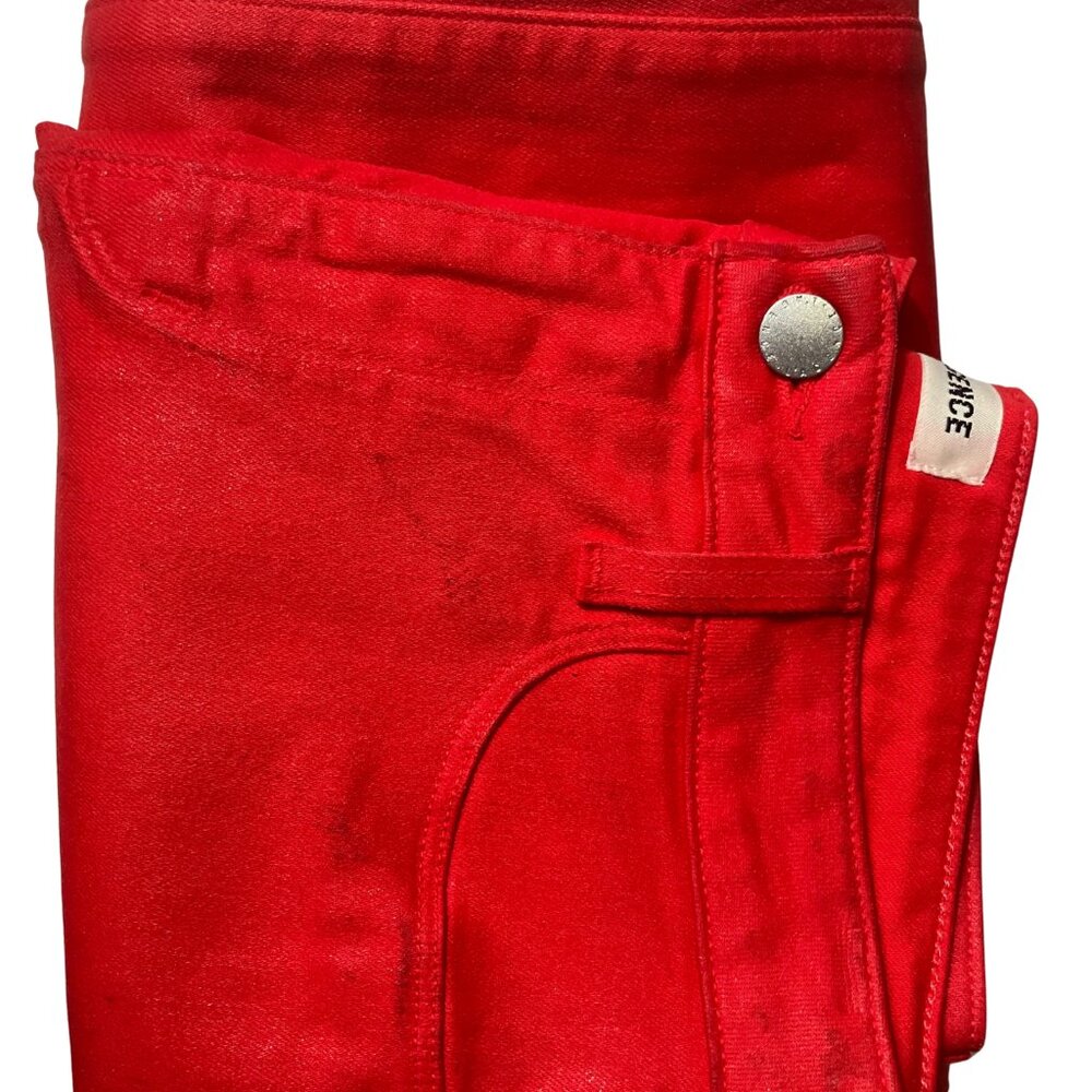 L'AGENCE Red High-Rise Straight Leg Jeans – Size 27 - Picture 8 of 10